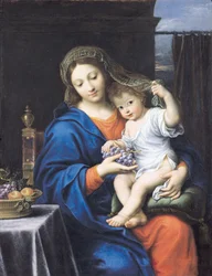 La Vierge aux raisins, 1640-50